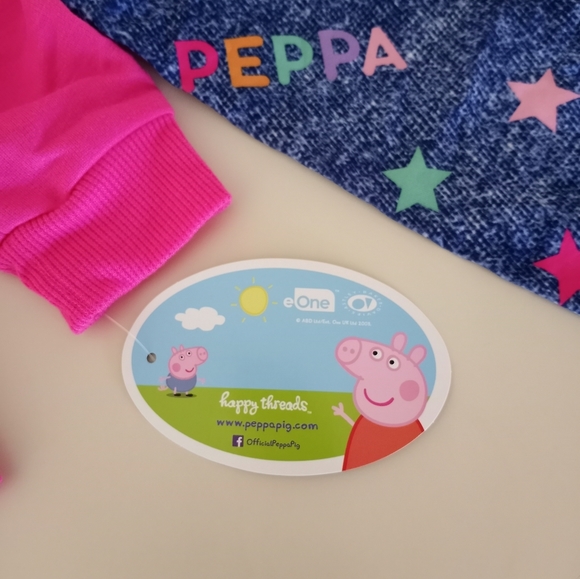 Peppa Pig 2 Piece Outfit. Infant Girls Size 18 Months NWT - Picture 10 of 10